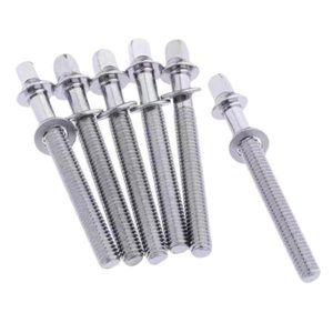 Magideal - 6X Varillas De Tensión Para Batería Tornillos De Fijación Para Batería Con Arandelas Tornillos De 5 Mm Para Orejetas De Batería Pernos Para Orejetas D M5X40Mm