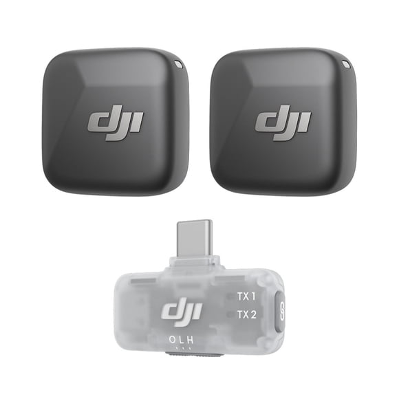 DJI Mic Mini - Son 2 Micrófonos Inalámbricos Profesionales