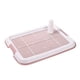 thumbnail image 4 of Soporte Para Almohadilla Para Orinar Para Cachorros, Bandeja De Tocador Para Perros Pequeños Y Medianos, Suministros Para Mascotas, Color Rosa, 4 of 5