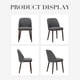 thumbnail image 5 of Silla COLAMY Juego de 6 con Respaldo de Madera Gris Claro, 5 of 7