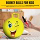thumbnail image 5 of Pelota Bounce Hopper New Bounce para niños, amarilla con bomba, 20 cm, 5 of 6
