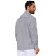 thumbnail image 3 of Camisa a Rayas de Manga Larga Casual para Hombre INSPIRE CHIC con Bolsillo en el Pecho L Negro Blanco, 3 of 5