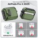 thumbnail image 2 of Funda MoKo Verde de Protección Total para AirPods Pro 3, 2 of 8
