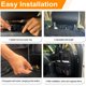 thumbnail image 4 of Organizador de Asiento de Coche STOLCA Negro de Malla Ajuste Universal, 4 of 6