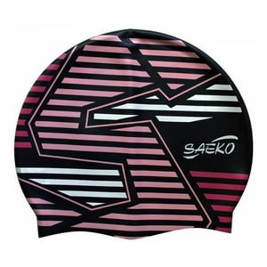 Gorra Natacion Silicona Saeko Csp8 Straight Rosa
