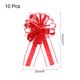 thumbnail image 2 of Uxcell Gran Lazo de Tirón Organza para Envolver Regalos Cintas para Bodas Presentes de Navidad Rojo, 2 of 6
