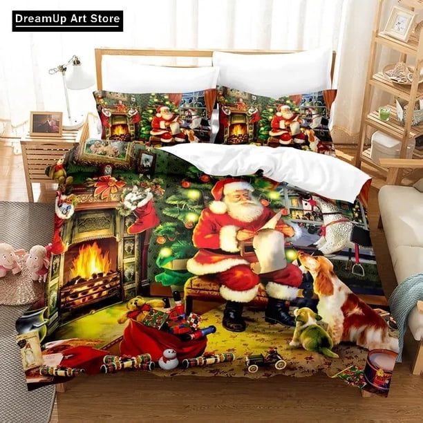 ed Christmas Bedding Set Duvet Cover Bedroom Comforter Covers Quilt Cover Home