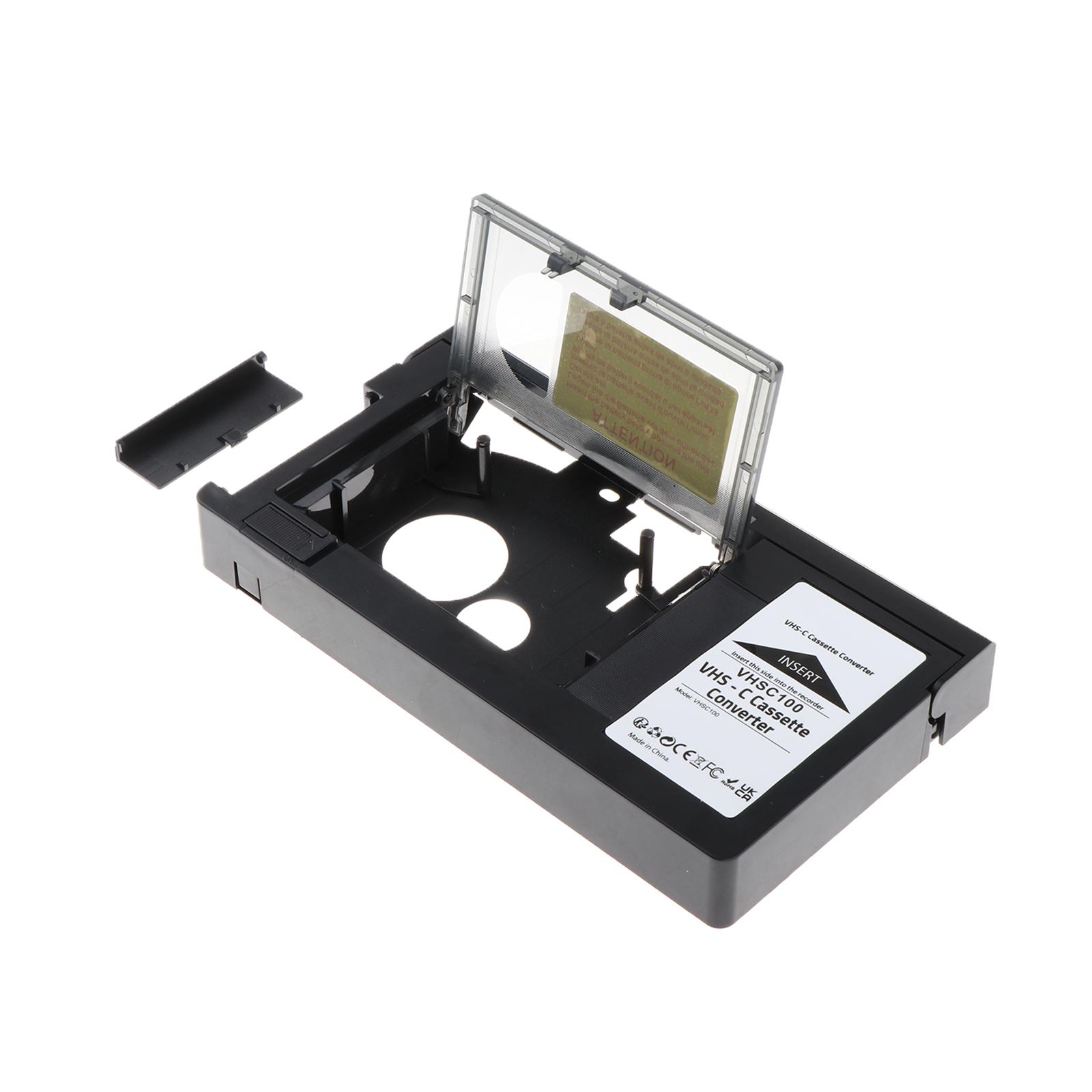 Bothyi - Adaptador De Casete Vhs C Adaptador De Tienda Profesional 12 Mm Svhs Svhs-C A Vhs