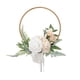 thumbnail image 4 of Guirnalda Floral Del Aro Decoración De La Boda Corona De La Puerta Delantera Para La Pared De La Primavera De La Casa De Campo Blanco, 4 of 4