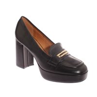 Mocasín Tacón Negro Vía Franca