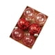 thumbnail image 5 of 6 Piezas De Adornos De Bolas Navideñas Colgantes Para Bodas, Hogar, Año Nuevo, Rojo, 5 of 5