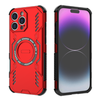 Funda Foxdock Para Iphone 16 Pro Max , Magnética, Resistente A Golpes, Con Soporte, Unisex, Carga Inalámbrica