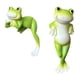 thumbnail image 4 of 2 Mini Estatuas De Ranas De Pie Y Tumbadas Para Cercas De Micropaisaje Y Macetas, 4 of 5