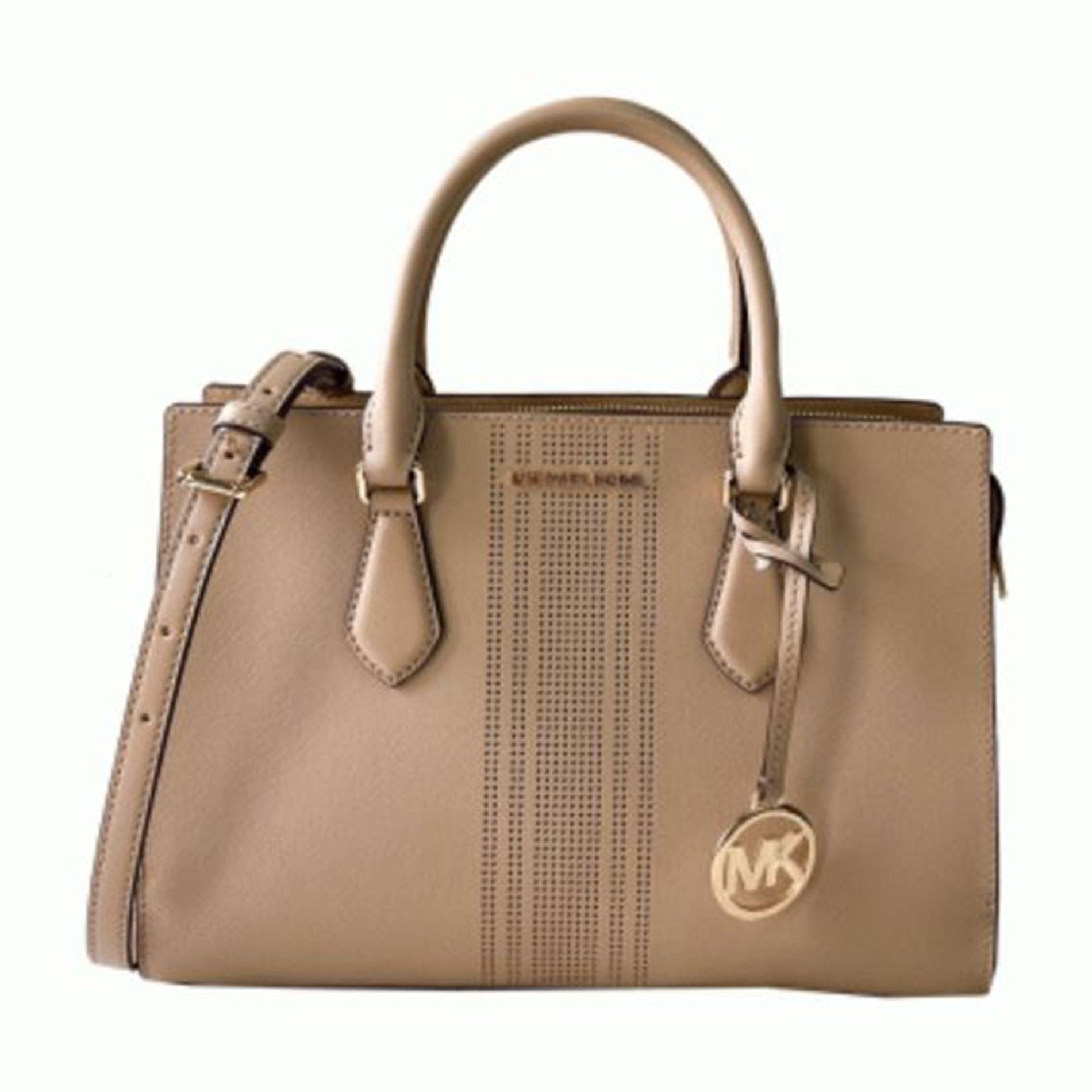Cartera Michael Kors Sheila Satchel M (camel)