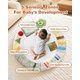 thumbnail image 3 of Baby Play Gym Macabaka de madera con tapete de juego y juguetes Tummy Time, 3 of 8