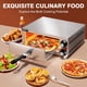 thumbnail image 3 of Horno De Sobremesa Para Hacer Pizza Acero Inoxidable 12 Pulgadas, 3 of 7