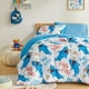 thumbnail image 1 of SLEEP ZONE Jersey Knit 3-Piece Full/Queen Size Comforter Set, Lightweight Kids, 1 of 3