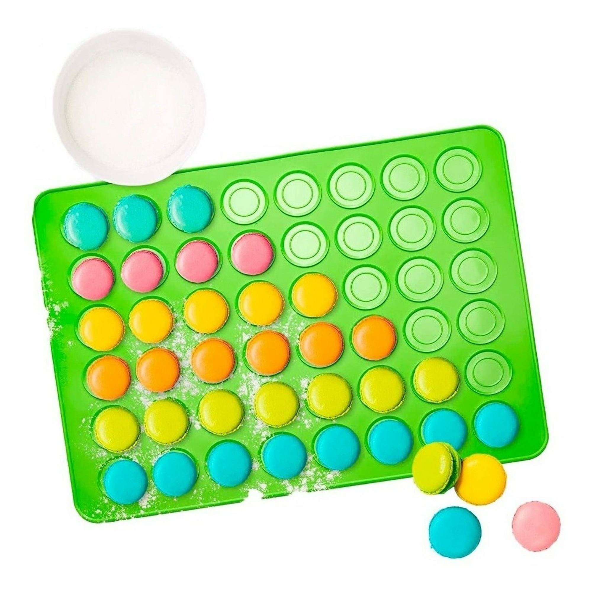 Genérico - Tapete De Silicona Lamina Silicona Macarons