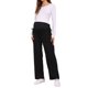 thumbnail image 2 of INSPIRE CHIC Pantalones de Maternidad para Mujeres de Punto Acanalado Palazzo Sobre el Vientre para Trabajo y Descanso Pantalones de Embarazo de Pierna Ancha XL Negro, 2 of 6