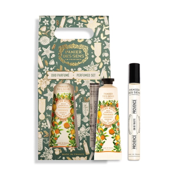 Set de regalo Panier des Sens Provence Citrus con crema de manos y perfume