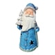 thumbnail image 2 of Muñeco De Papá Noel, Linda Figura Navideña, Decoración Para Vacaciones, Bar, Fiesta De Navidad, Azul, 6,4x6x14,3 Cm, 2 of 3