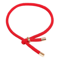 Genérico - Pulsera Cuerda Roja Nudo Para Charm / Todojoyas
