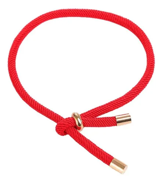 Genérico - Pulsera Cuerda Roja Nudo Para Charm / Todojoyas