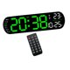 thumbnail image 4 of Reloj Despertador Digital Con Pantalla De Temperatura Para Sala De Estar, Mesita De Noche, Dormitorio, Color Verde, 4 of 5
