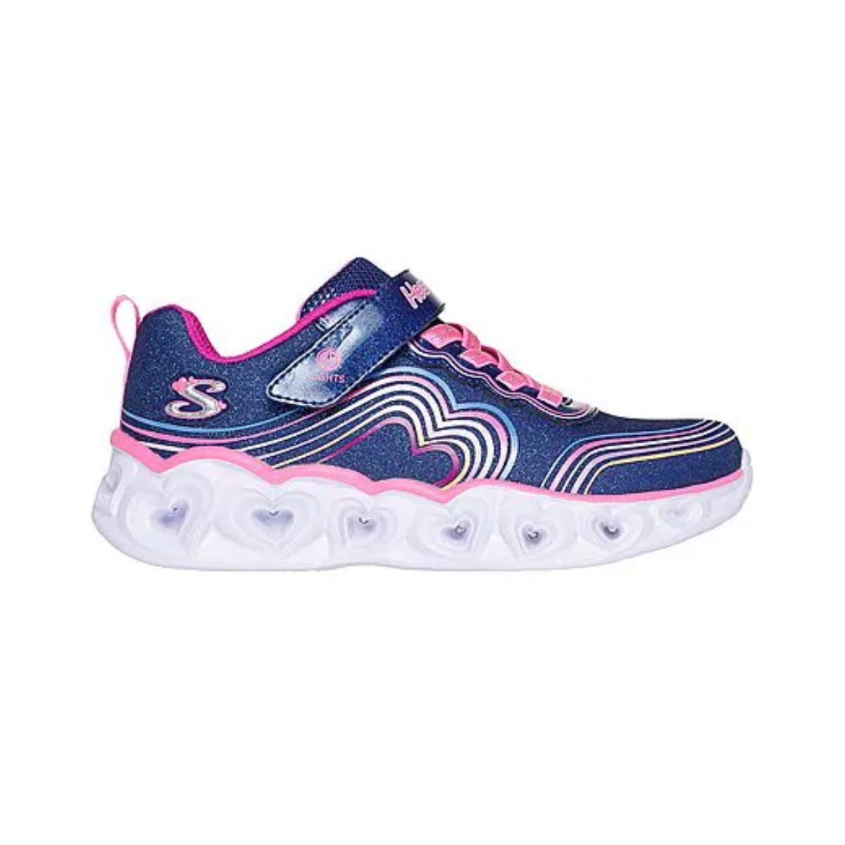 Zapatillas Urbanas Skechers Heart Lights Infantil | 302689l-nvmt - Talla 30