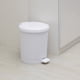 thumbnail image 1 of Basurero Mainstays 5,7L Plastico Blanco Pedal Interior, 1 of 3