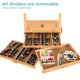 thumbnail image 2 of Caballete de mesa VISWIN de madera de haya con 3 cajones, 2 of 7