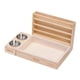 thumbnail image 5 of Comedero De Heno Para Conejos Con Caja De Arena Y Dispensador De Comida Para Exteriores De Madera., 5 of 6