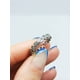 thumbnail image 2 of Anillo Pila Plata 925 Corazones Zirconia Compromiso Apilable Talla 8, 2 of 6