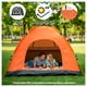 thumbnail image 2 of Carpa Camping 4 Personas Impermeable UV y Fácil Armado naranja, 2 of 5