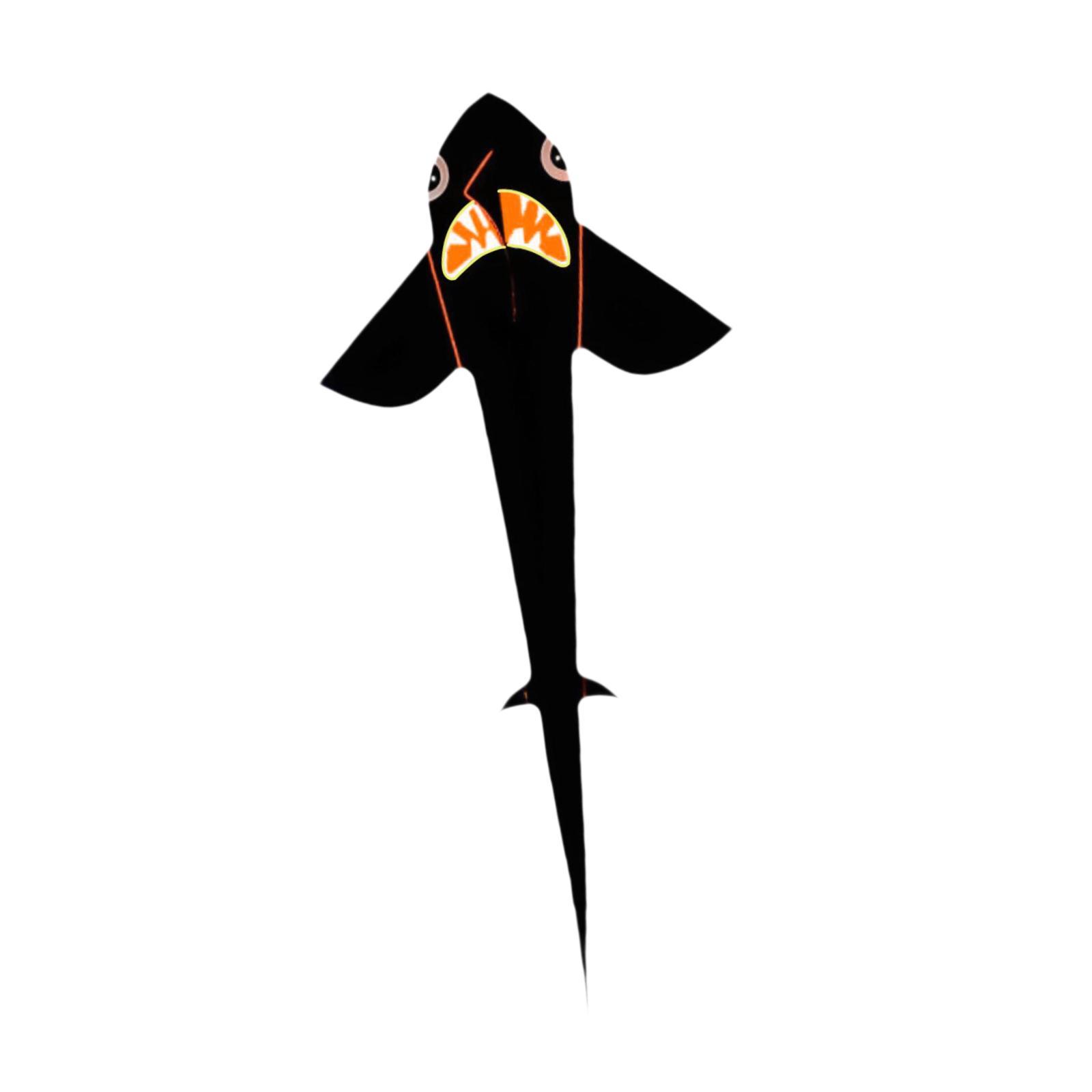 Magideal - Cometa Con Forma De Tiburón, Juego De Actividad De Una Sola Línea, Fácil De Volar, Juguete De Gran Tamaño Para Niños, Adultos, Jardín, Viajes, Juegos