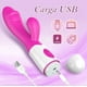thumbnail image 2 of Vibrador Rabbit Dual Estimulación Orgasmo Morado, 2 of 3