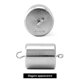 thumbnail image 4 of Pesas de laboratorio QWORK 200 g x8 de metal cromado, 4 of 8