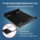 thumbnail image 2 of Bandeja para Rack Penn Elcom 1U 38 cm Negra, capacidad 19 kg, 2 of 6