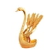 thumbnail image 1 of Soporte Para Cuchara De Café, Soporte Decorativo Para Cuchara De Cisne Para Restaurante, Mesa De Comedor, Dorado, 1 of 3
