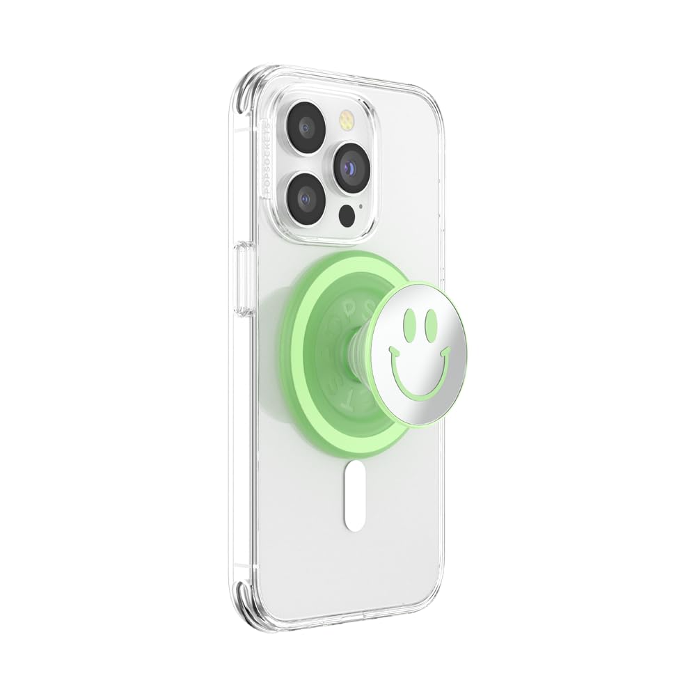 Empuñadura Para Teléfono Con Soporte Popsockets Matcha Dew Happy Reflex