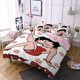 thumbnail image 3 of Ste-X Bedding , BETTY BOOP Duvet Cover Set and 2 Pillowcases , 3 Piece Soft Fluffy Bedding Set with Zipper, 3 of 3