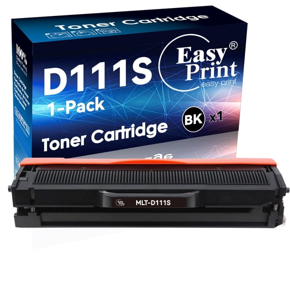 Tóner para impresora láser EASY PRINT MLT-D111S negro 1800 páginas
