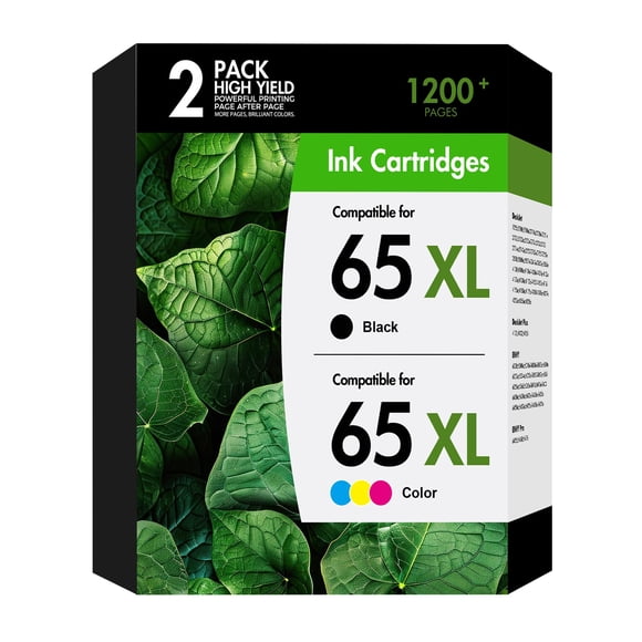 Cartuchos de tinta PRINKUS 65XL negro y color, paquete combinado