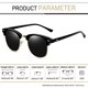 thumbnail image 4 of Joopin Lentes de Sol Semirimless Negros Polarizados UV400, 4 of 6