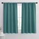 thumbnail image 1 of Par de cortinas RYB HOME 107 x 137 cm con aislamiento térmico, color verde azulado, 1 of 9