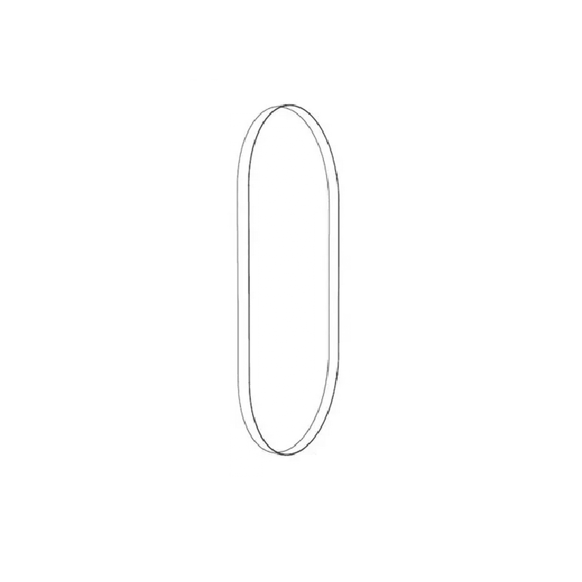 Genérico - Espejo Lukman Negro Con Marco En Estructura Metálica