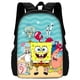 thumbnail image 1 of Cartoon cute S-spongebobS 3 pcs set Child School Backpack with Lunch Bags ,Pencil Bags ,School Bags for Boys Girls Best Gift, 1 of 3