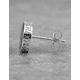 thumbnail image 2 of Par Aros Aretes Unisex Acero Inoxidable Hipoalergénicos Para Hombre Y Mujer Plata, 2 of 7