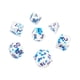 thumbnail image 1 of 7x Dados De Varios Lados, Juguete De Entretenimiento Para Fiestas, Hecho A Mano D4 D6 D8 D10 D12 D20 Punto Azul, 1 of 5