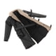 thumbnail image 3 of 1:12 Gabardina Informal Para Hombres Y Mujeres Soldados Figuras Vestir Muñeca Modelo Negro, 3 of 5